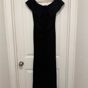 Elegant Black Off-Shoulder Dress